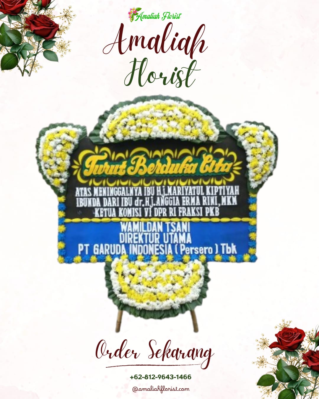 Papan Bunga Duka Ciwidey